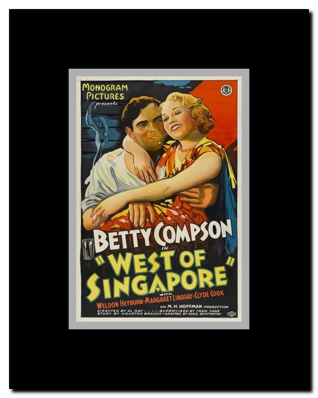 West of Singapore Framed Movie Poster