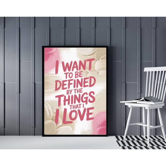 WestConfe Cute Taylor Quote Print, Positivity Handwritten Quote Self-Love Poster, Cute Apartment Decor, Pink Dorm Room Wall Art