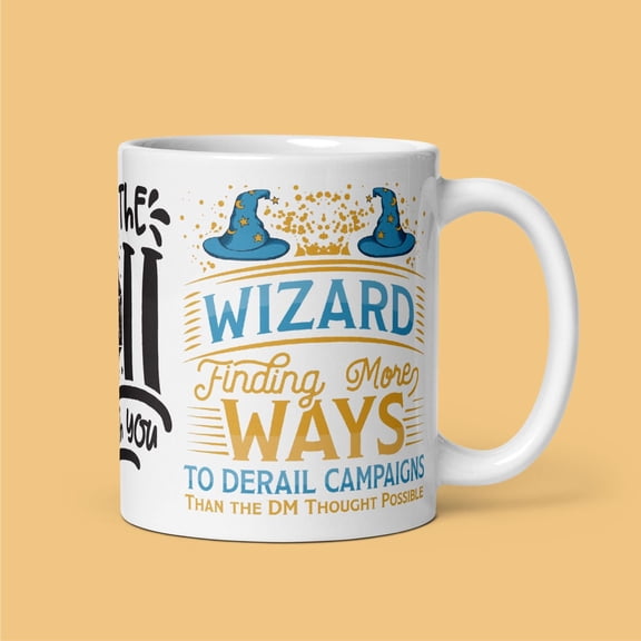 WestConfe DnD Wizard Mug | Funny Dungeons and Dragons Gift | Tabletop RPG Class Coffee Cup for Players