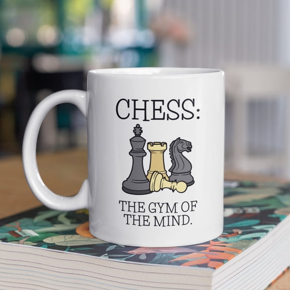 WestConfe Funny Chess Mugs, Mugs for Chess Players, Chess Lover Mugs, Chess Addicts