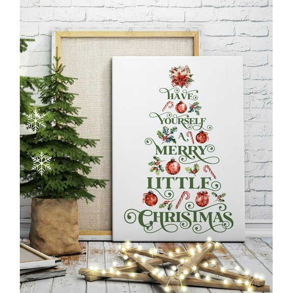 WestConfe Have Yourself a Merry Little Christmas: Holiday Wall Art