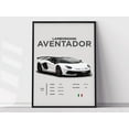 thumbnail image 1 of WestConfe Lamborghini Aventador Poster Print, Boys Room Decor, Home Office Art, Room Decor, Car Posters, 1 of 3