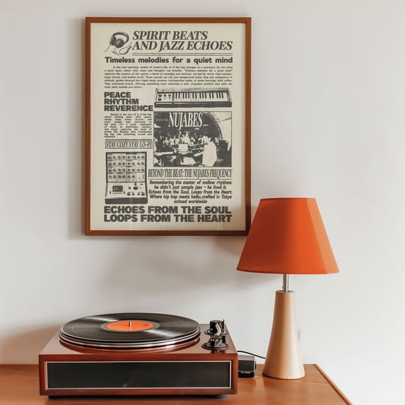 WestConfe Lo-Fi Hip Hop Poster: Vintage Music Wall Art, Retro Room Decor