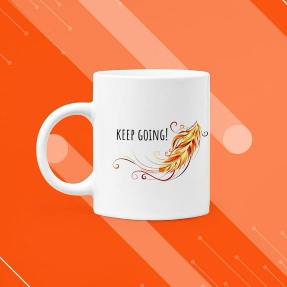 WestConfe Nerdy Gamer Mug, Final Fantasy Phoenix Down Game Mug, Geeky Gift, 11oz Coffee Cup, Video Game Lover Gifts, Final Fantasy Themed Mug