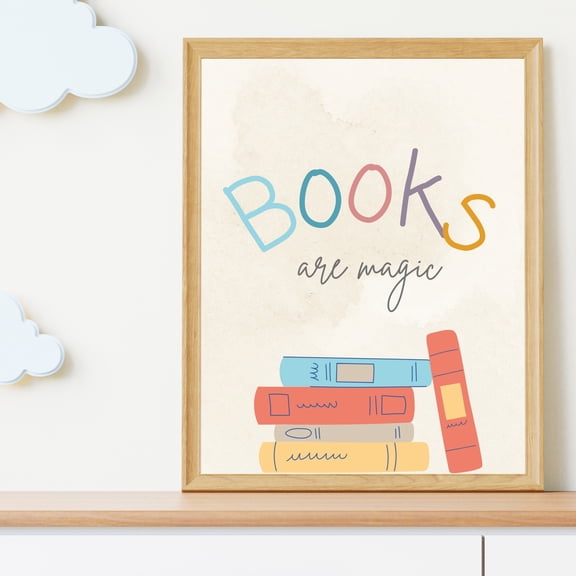 WestConfe Read Books, Boho Classroom Decor, Reading Corner Wall Art, Playroom Wall Decor, Read Sign, Classroom Posters, Story Time Sign