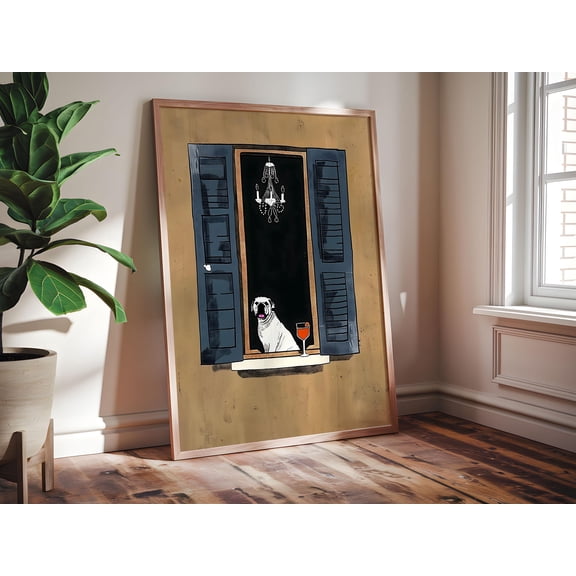 WestConfe Retro Aperol Spritz Poster: Italian Drink Framed Wall Art