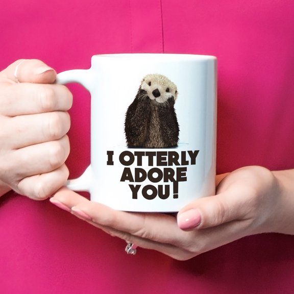 WestConfe Sea Otter Gift, Sea Otter Mug, Sea Otter Coffee Cup