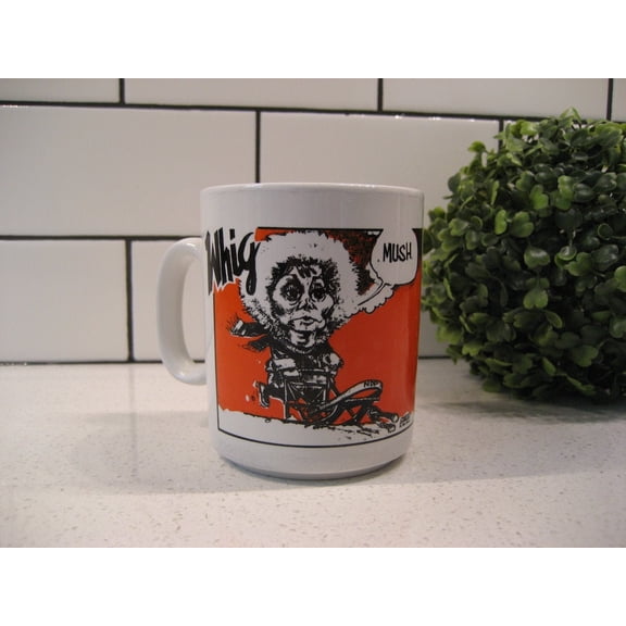 WestConfe Vintage The Whig Standard Coffee Mug made in England Kingston Ontario Newspaper Fresh Daily Edwards cartoon NDP mush gift