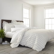 Martex EcoPure 3-Piece Organic Cotton Brooke Print Comforter Set, Full/Queen – Comfort Wash