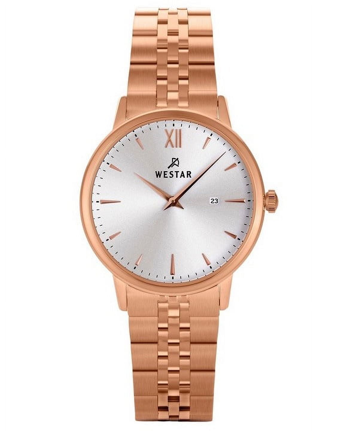 Borse Sito Ufficiale Nine West - Orologio Da Donna Con Cinturino In Maglia Mesh, Grigio Canna Di Fucile Scuro/Oro Rosa Orologio Donna Quadrato