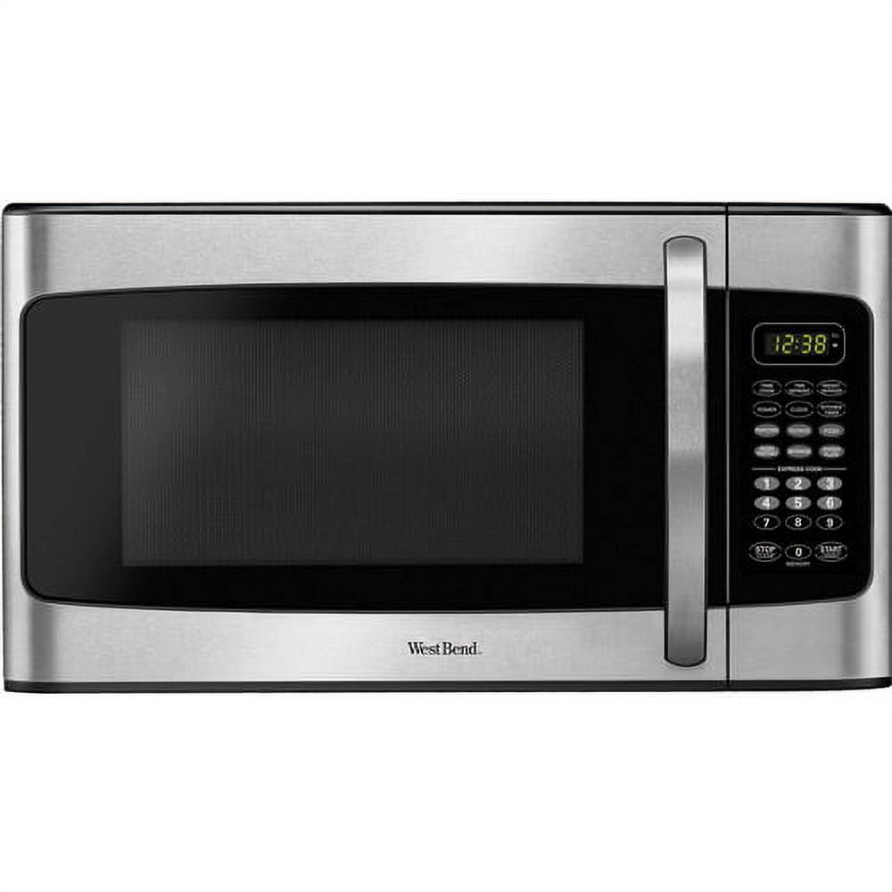 Westbend 1000 watt 1.1 cu ft Microwave, Stainless Steel - Appliances -  Englewood, Florida