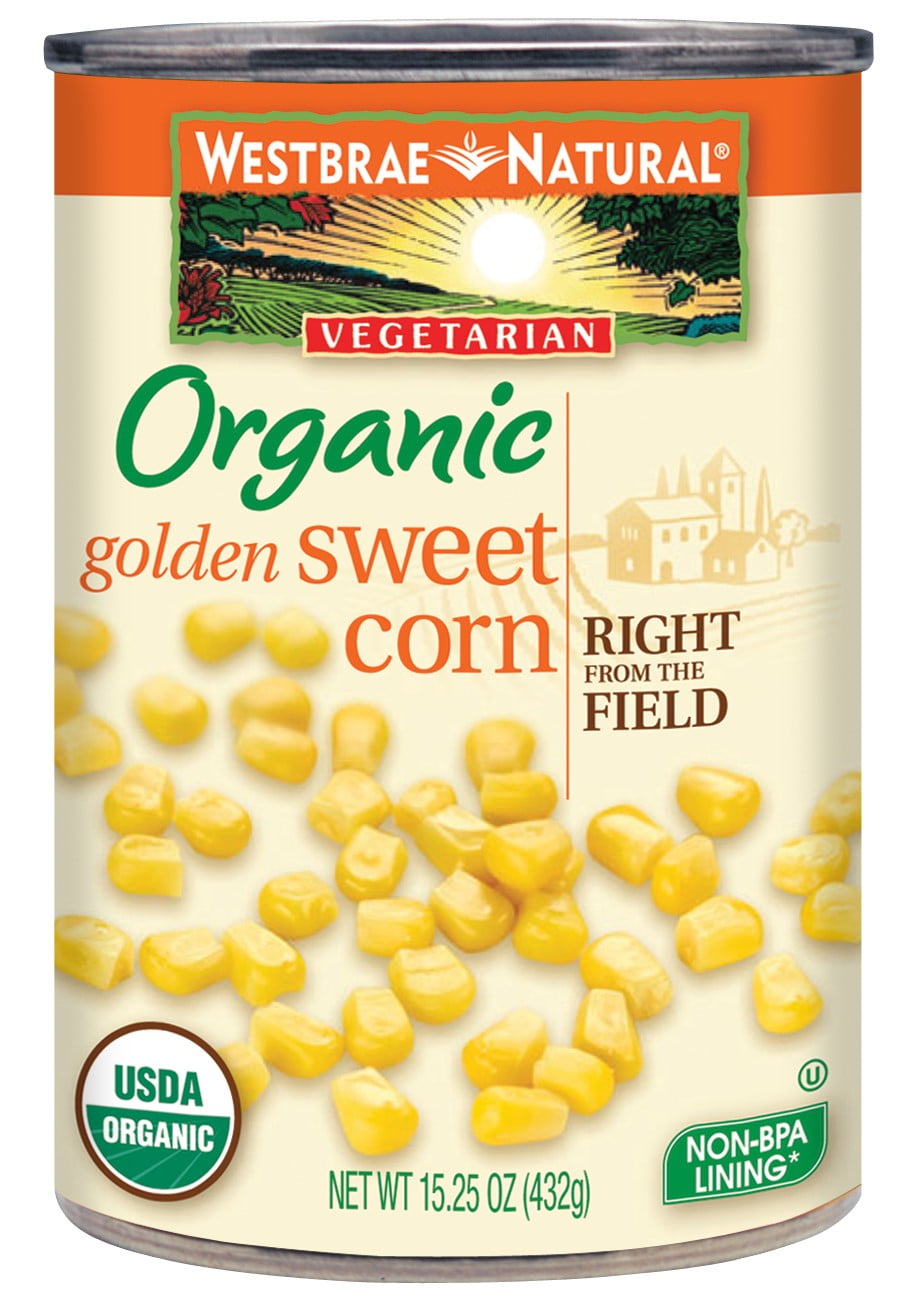 Westbrae Natural Whole Kernel Golden Corn 15 Oz
