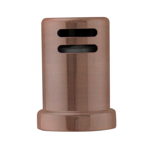 Westbrass D201-1-11 1-3/4" x 2-3/4" Solid Brass Air Gap Cap Only, Skirted, Antique Copper