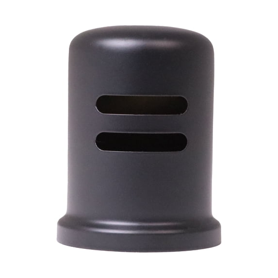 Westbrass R201-1-62 1-3/4" x 2-3/4" Solid Brass Air Gap Cap Only, Skirted, Matte Black