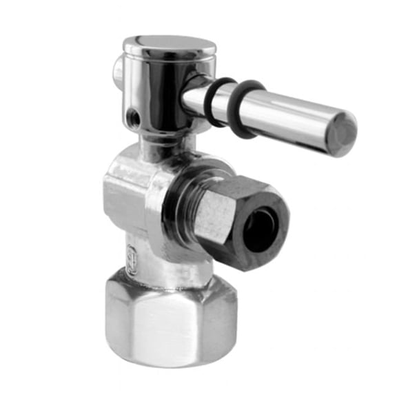 Westbrass  1-4 Turn Angle Stop - Polished Chrome
