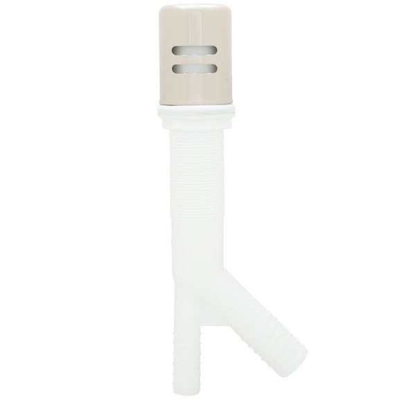 Westbrass 1-5/8" x 2-1/4" Solid Brass Air Gap Cap Kit, Non-Skirted, Polished Nickel