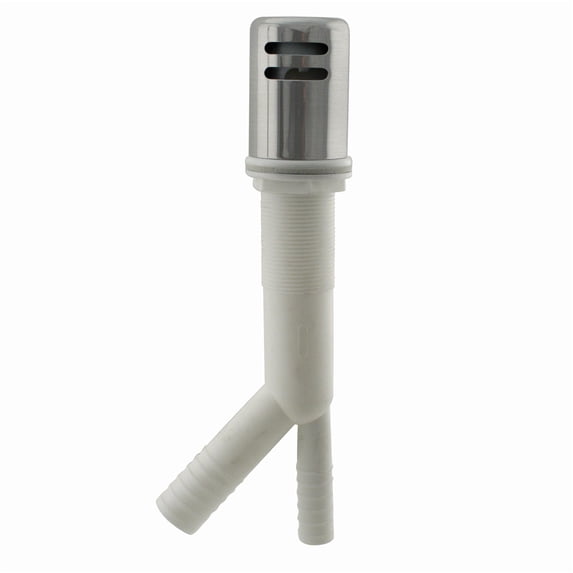 Westbrass 1-5/8" x 2-1/4" Solid Brass Air Gap Cap Kit, Non-Skirted, Stainless Steel (5-Pack)