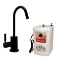 thumbnail image 1 of Westbrass 11" 1-Lever Handle Hot Water Dispenser Faucet with Quick Heating Tank, Matte Black, 1 of 14