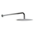 thumbnail image 1 of Westbrass 12" Round Rainfall Shower Head with 19" Wall Mount 90-Degree Arm, Polished Chrome, 1 of 11