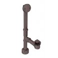 thumbnail image 1 of Westbrass 14" Brass Bath Waste & Overflow Assembly with Twist & Close Drain and 2-Hole Faceplate, Fully Finished, Oil Rubbed Bronze, 1 of 12