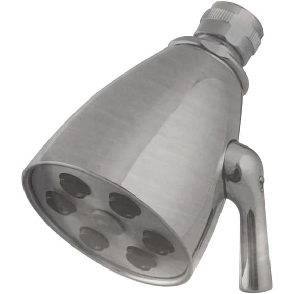 Westbrass  2.25 in. dia Adjustable Shower Head, Satin Nickel