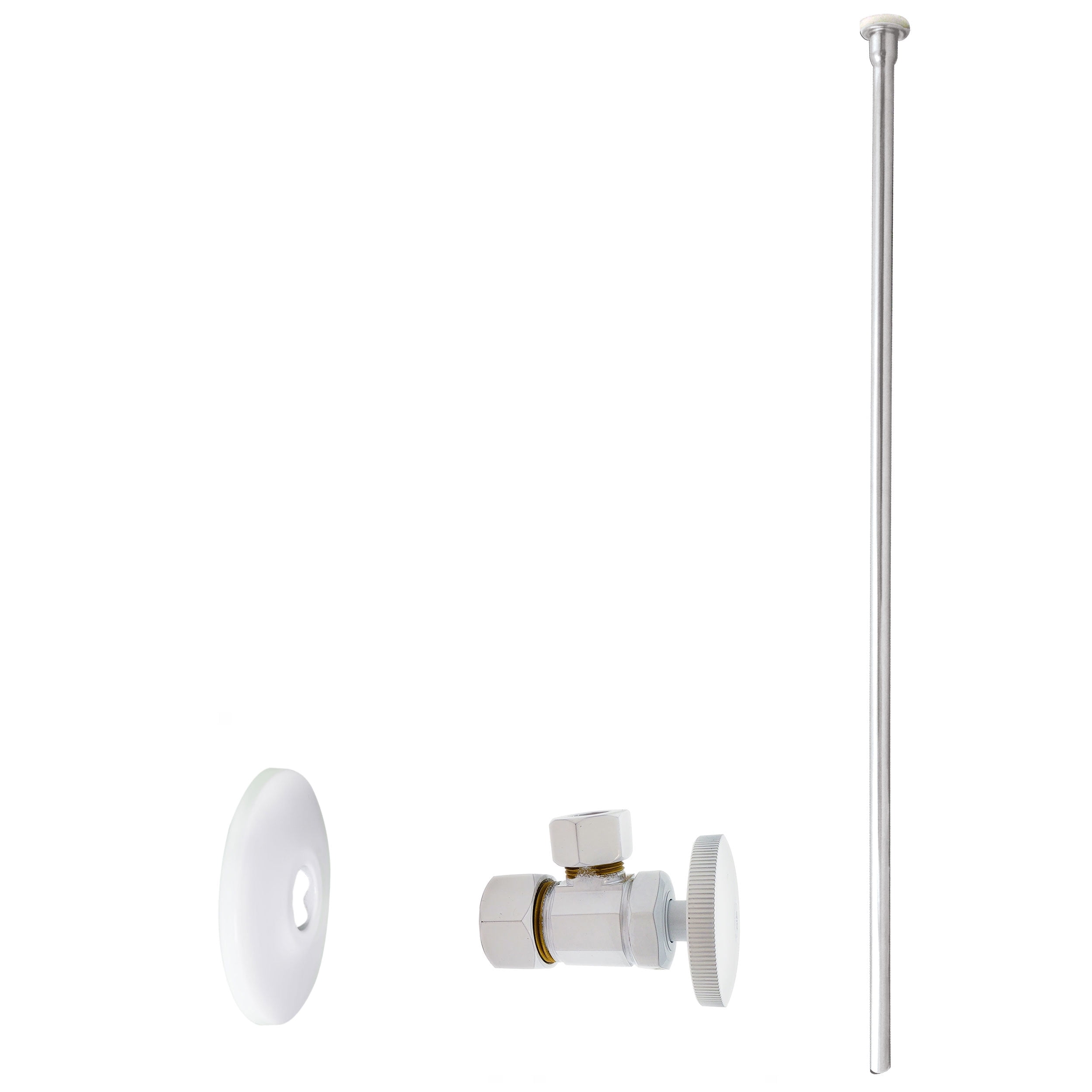 Moldura Cromada Universal De 3/8" X 20 Pies | Medio Redondo ABS Plast-Chrome Para Interior Y Exterior