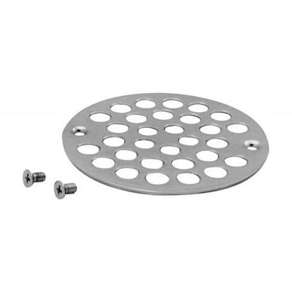 Westbrass Plastic Oddities Shower Strainer - Polished Nickel - 4in. Round Cover