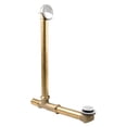 thumbnail image 1 of Westbrass 7931817-AF-50 Brass Above Floor Bath Assembly with Tip-Toe Drain and 2-Hole Faceplate, Powder Coat White, 1 of 12