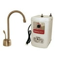 thumbnail image 1 of Westbrass 9" 1-Handle Hot Water Dispenser Faucet with Heating Tank, Antique Copper, 1 of 6