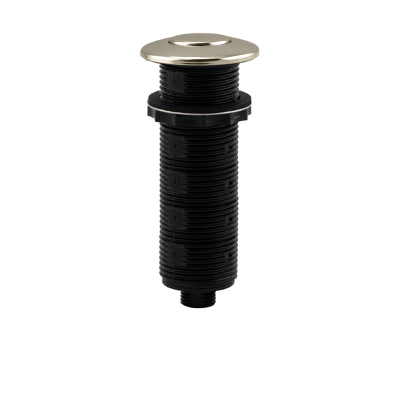 Westbrass ASB-B3-05 Disposal Replacement Air Switch Trim Only, Flush Button, Polished Nickel
