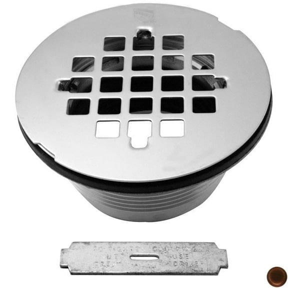 Westbrass  Brass Compression Shower Drain - Antique Bronze