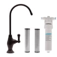 thumbnail image 1 of Westbrass 10" Classic 1-Lever Cold Water Dispenser Kit with Under Sink In-line Filter System, Oil Rubbed Bronze, 1 of 12