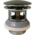 thumbnail image 1 of Westbrass Coarse Thread Tip-Toe Bathtub Drain use for Integrated Overflow, Polished Nickel, 1 of 8