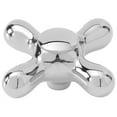 thumbnail image 1 of Westbrass D100-23-50 Cross Handle for Water Stops - Powder Coat White, 1 of 1
