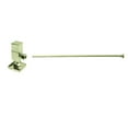 thumbnail image 1 of Westbrass 20" Flat Head Toilet Supply Kit with Square Handle 1/4-Turn Angle Stop, Polished Brass, 1 of 8