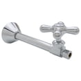 thumbnail image 1 of Westbrass Cross Handle Straight Valve with 5 inch Copper Sweat Extension Tube, Polished Chrome, 1 of 6