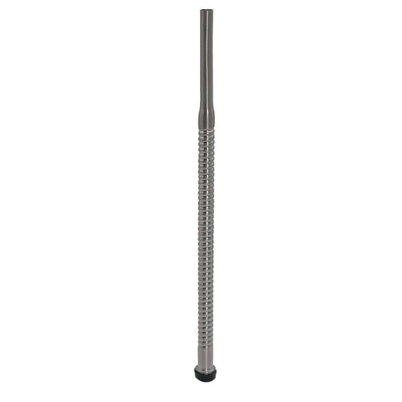 Westbrass 3/8" x 12" Corrugated Riser Supply Line for Faucet and Toilet, Satin Nickel