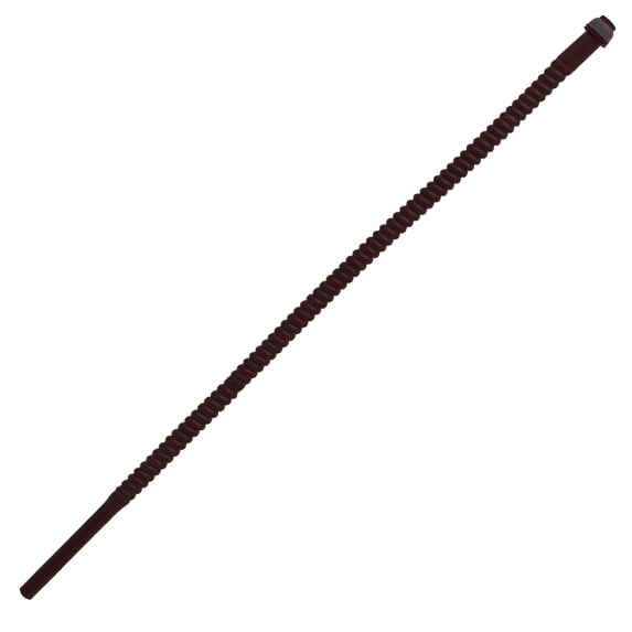 Westbrass 3/8" x 20" Corrugated Riser Supply Line for Faucet and Toilet, Oil Rubbed Bronze