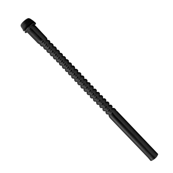 Westbrass 1/2" x 9" Corrugated Riser Supply Line for Faucet and Toilet, Matte Black