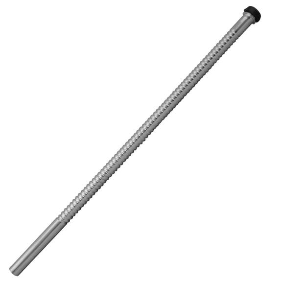 Westbrass 1/2" x 15" Corrugated Riser Supply Line for Faucet and Toilet, Polished Chrome