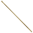 thumbnail image 1 of Westbrass D120-01 3/8" x 20" Brass Bullnose Faucet Riser Supply Line, PVD Polished Brass, 1 of 6