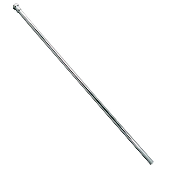 Westbrass D120-26 3/8" x 20" Brass Bullnose Faucet Riser Supply Line, Polished Chorme