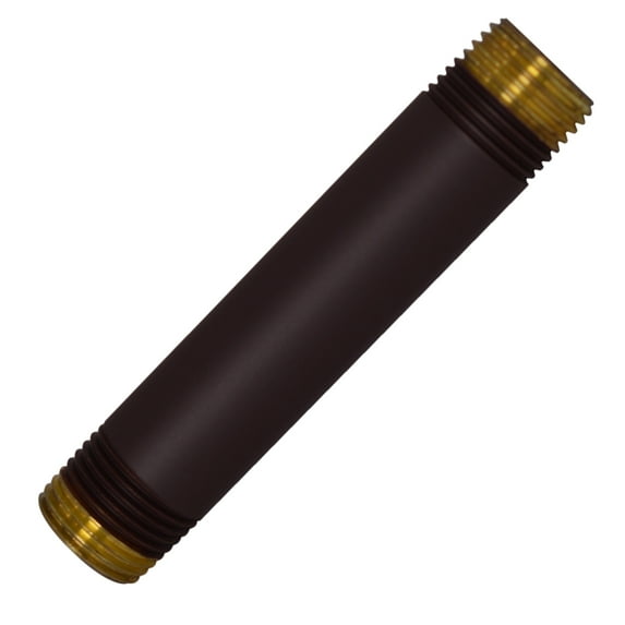 Westbrass D12104-12 ½” x 4" IPS Brass Pipe Nipple, Oil Rubbed Bronze