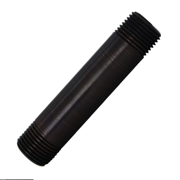 Westbrass D12104-12A ½” x 4" IPS Brass Pipe Nipple, Antique Bronze