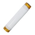 thumbnail image 1 of Westbrass D12104-50 ½” x 4" IPS Brass Pipe Nipple, Powder Coat White, 1 of 6
