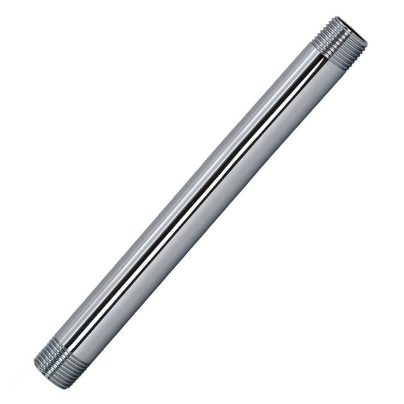 Westbrass D12108-26 ½” x 8" IPS Brass Pipe Nipple, Polished Chrome