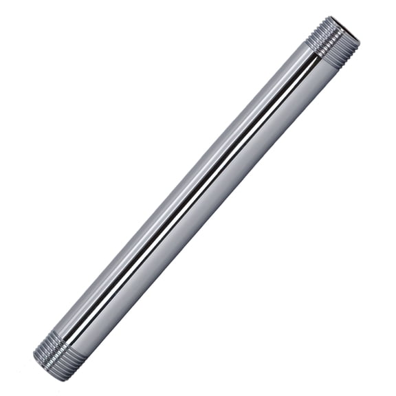 Westbrass D12108-26 ½” x 8" IPS Brass Pipe Nipple, Polished Chrome