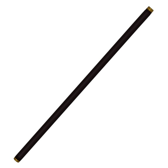 Westbrass D12119-62 ½” x 19" IPS Brass Pipe Nipple, Matte Black