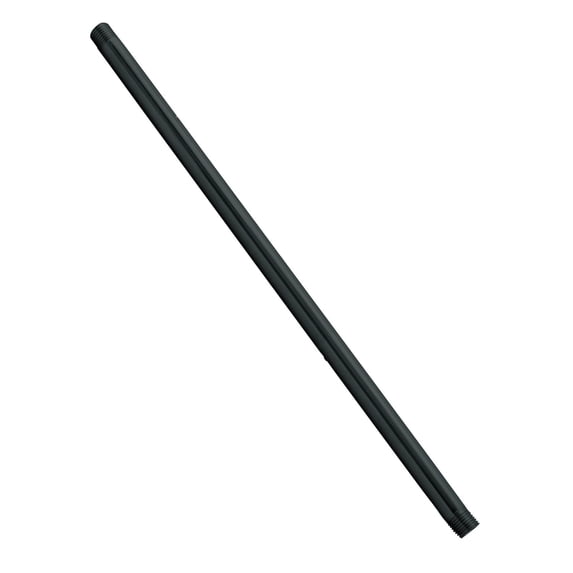 Westbrass D12124-62 ½” x 24" IPS Brass Pipe Nipple, Matte Black