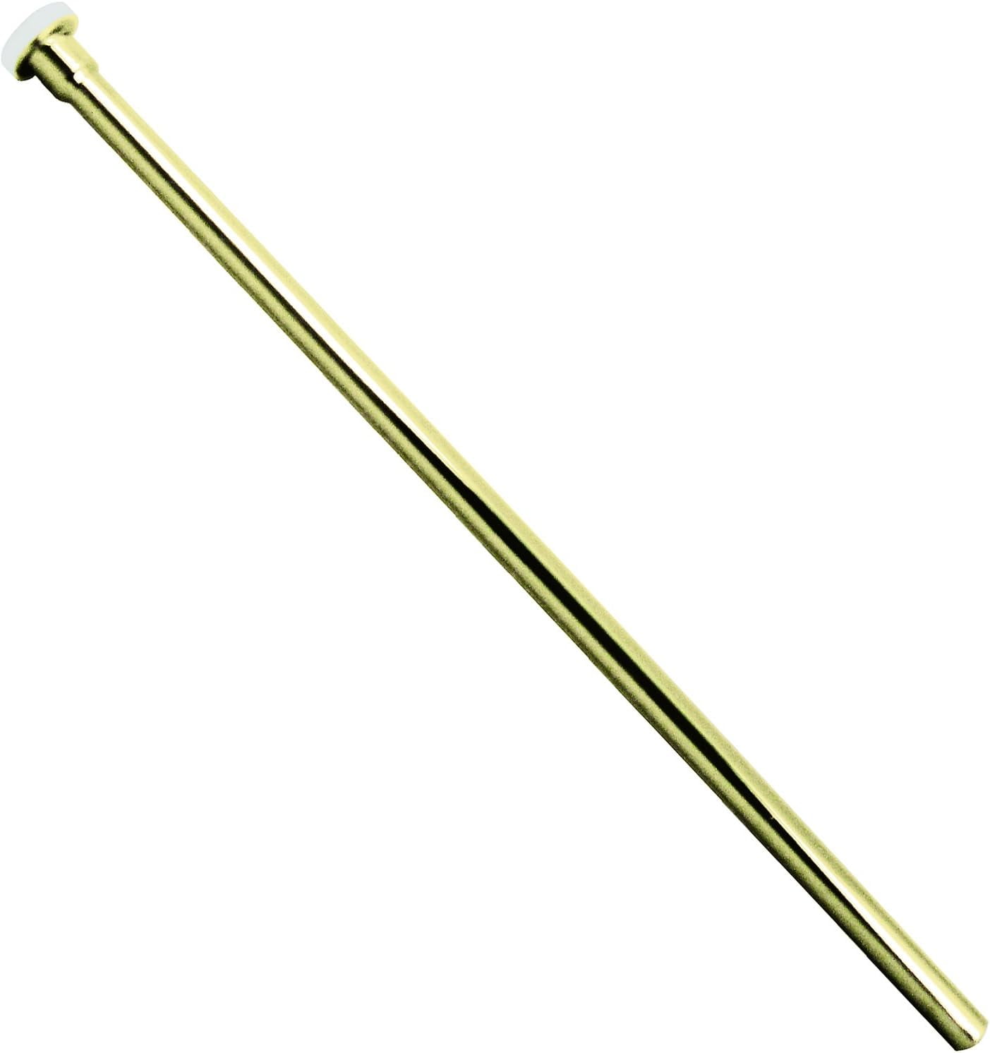 Westbrass D12303 3/8" x 12" Brass Flat Head Toilet Riser Supply Line